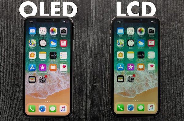 Màn hình OLED và màn hình LCD có những điểm khác biệt nhất định